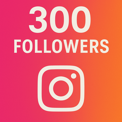 300 Instagram Followers – Fast & Safe Delivery